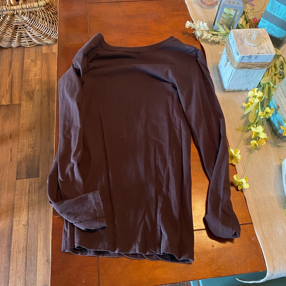 Brown Long Sleeve Shirt